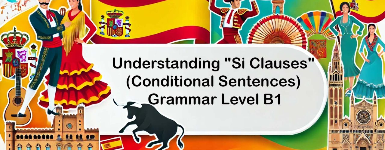 Understanding "Si Clauses" (Conditional Sentences) in Spanish: Grammar Level B1