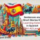 Sentences and Short Stories for Learning Colors in Spanish (A1-A2 Level)